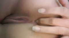 Small Latina Close Up Fingering Her Petite Holes